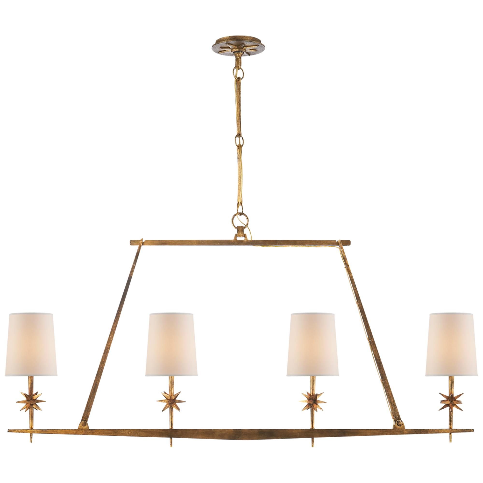 Ian K. Fowler Etoile Medium Linear Chandelier