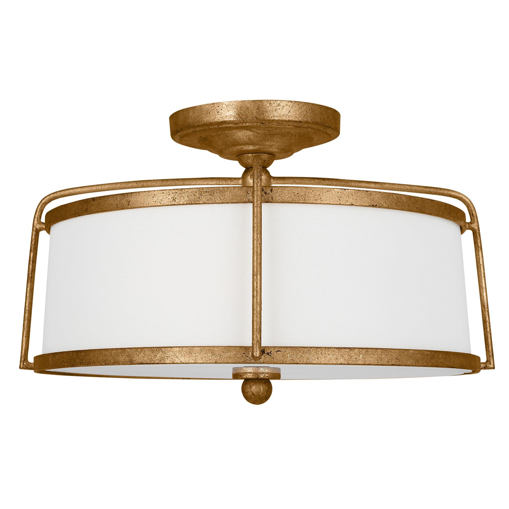 Stonington 14 Inch 2 Light Semi Flush Mount