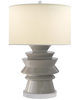 Chapman & Myers Stacked Disk Medium Table Lamp