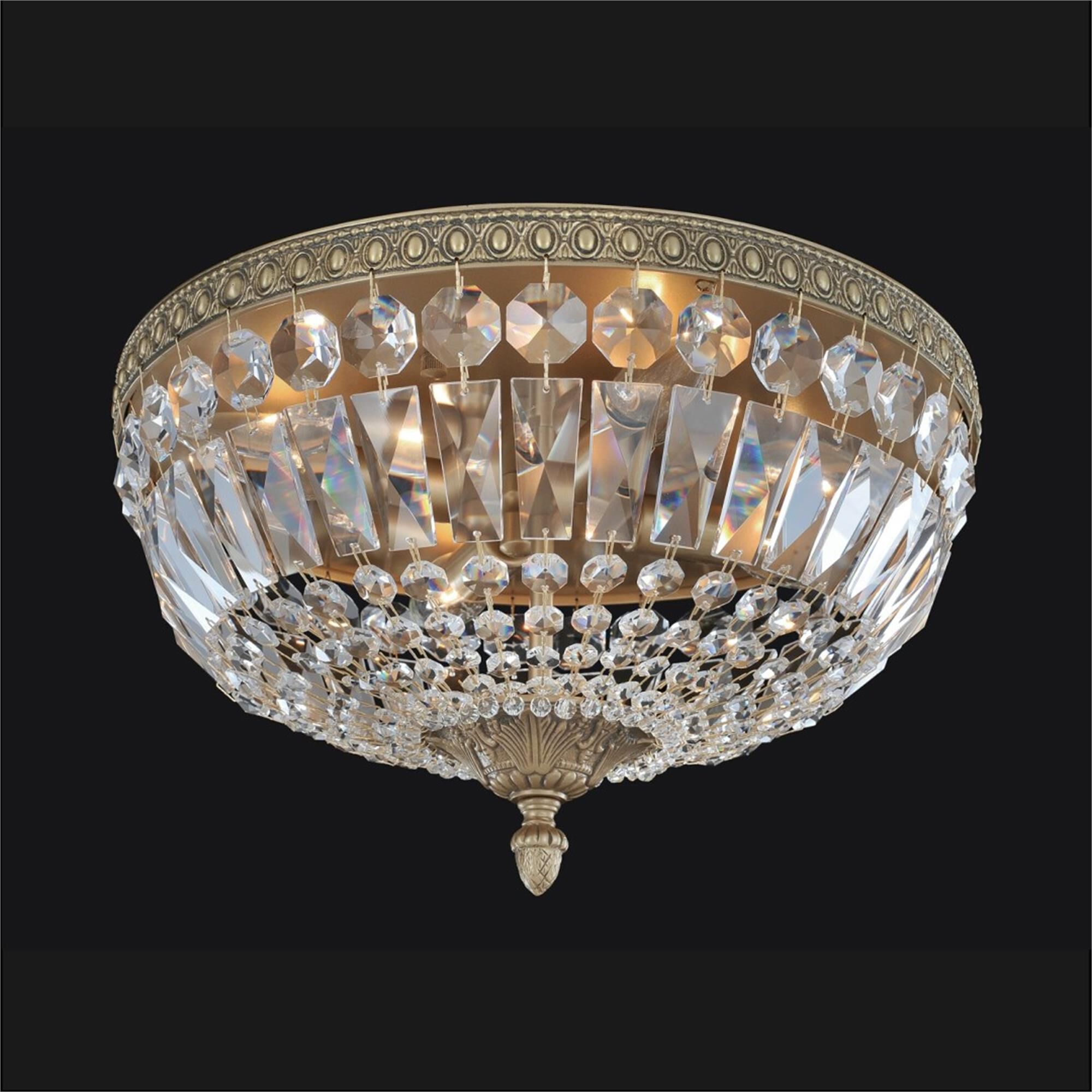 Lemire 14 Inch 4 Light Flush Mount