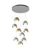 Brooklyn 20 Inch 9 Light Multi Light Pendant