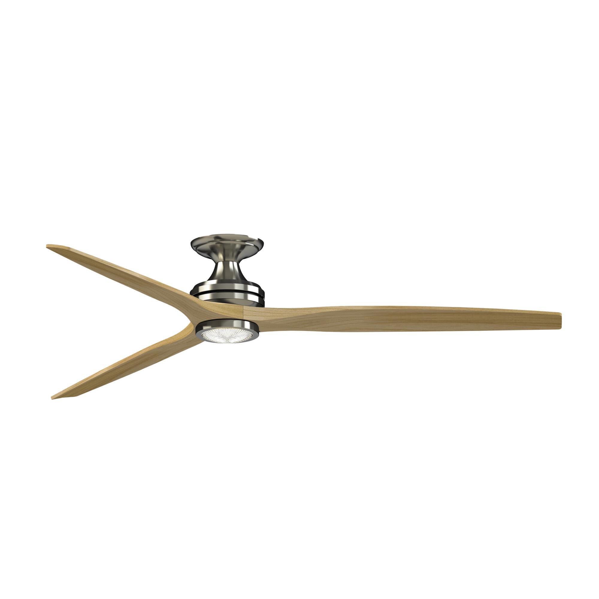 Spitfire 72 Inch Flush Mount Fan with Light Kit