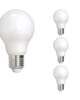 7 Watt LED A19 3000K Filament Milky E26 Dimmable (4 Pack)