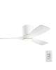 Volos 48 Inch Flush Mount Fan with Light Kit