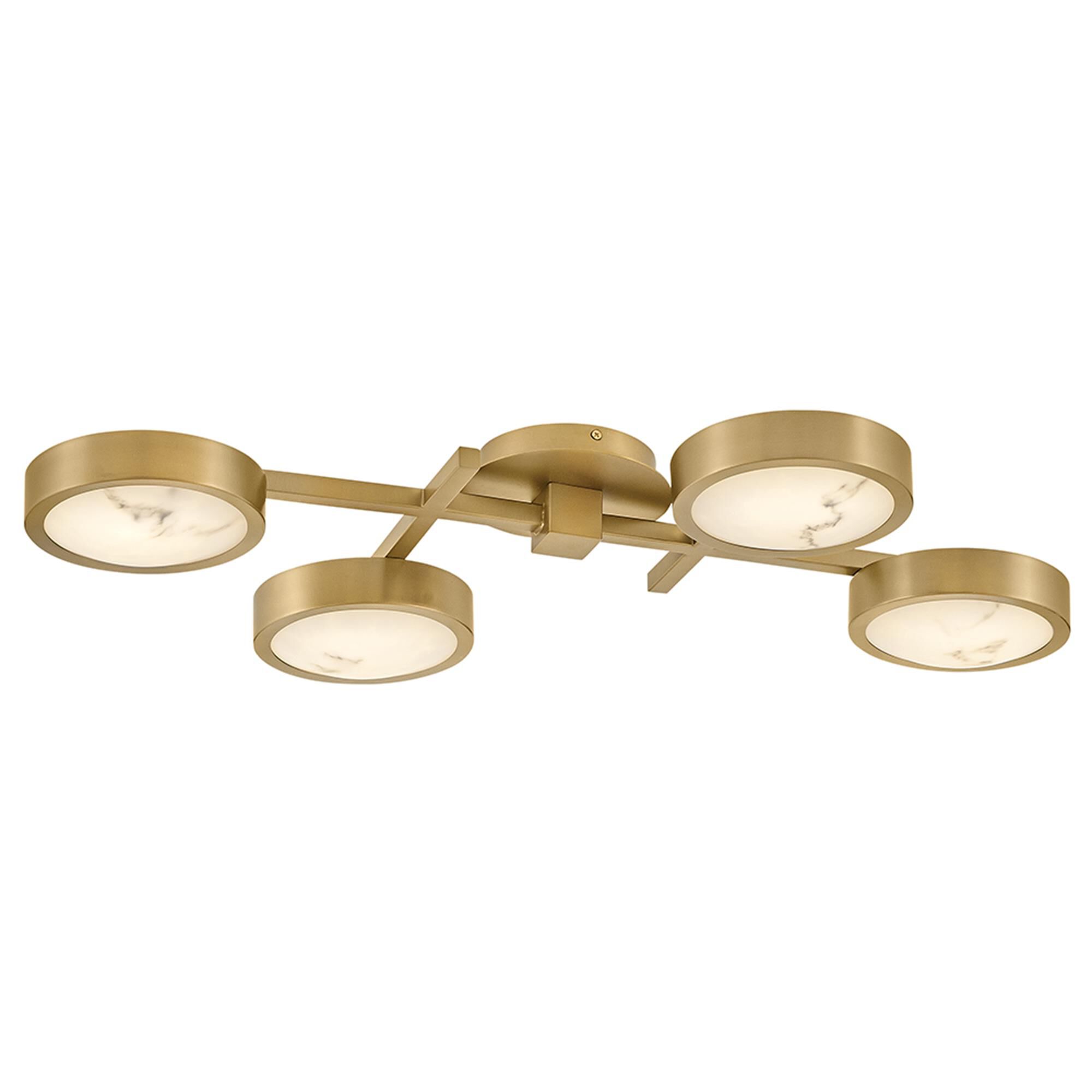 Cava 30 Inch 4 Light Flush Mount