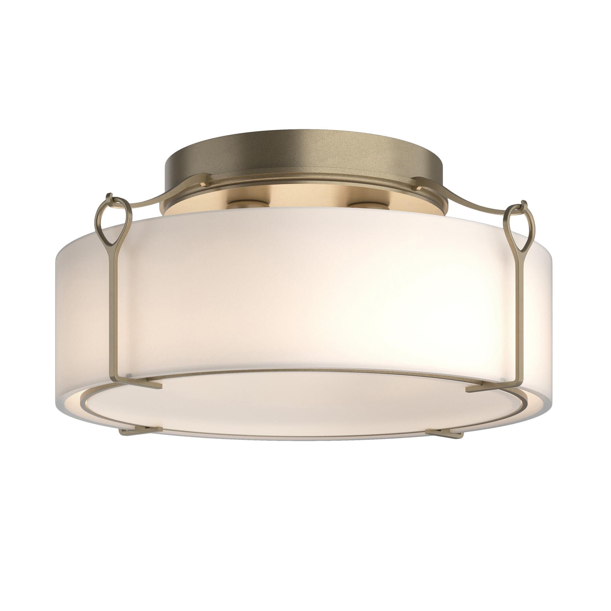 Bow 20 Inch 4 Light Semi Flush Mount