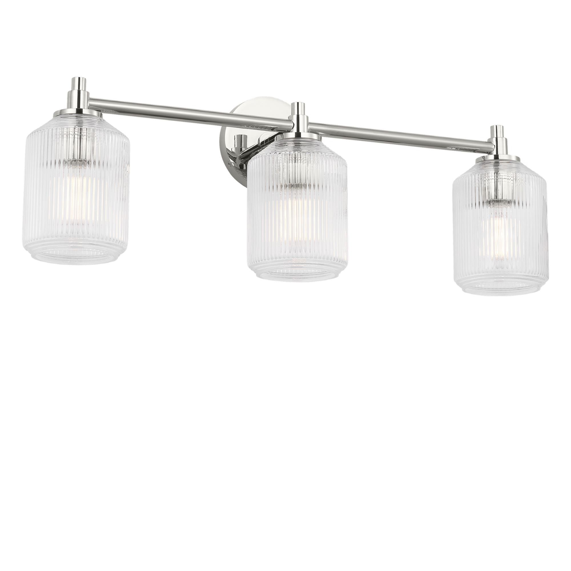 Chapman & Myers Barstow 26 Inch 3 Light Bath Vanity Light