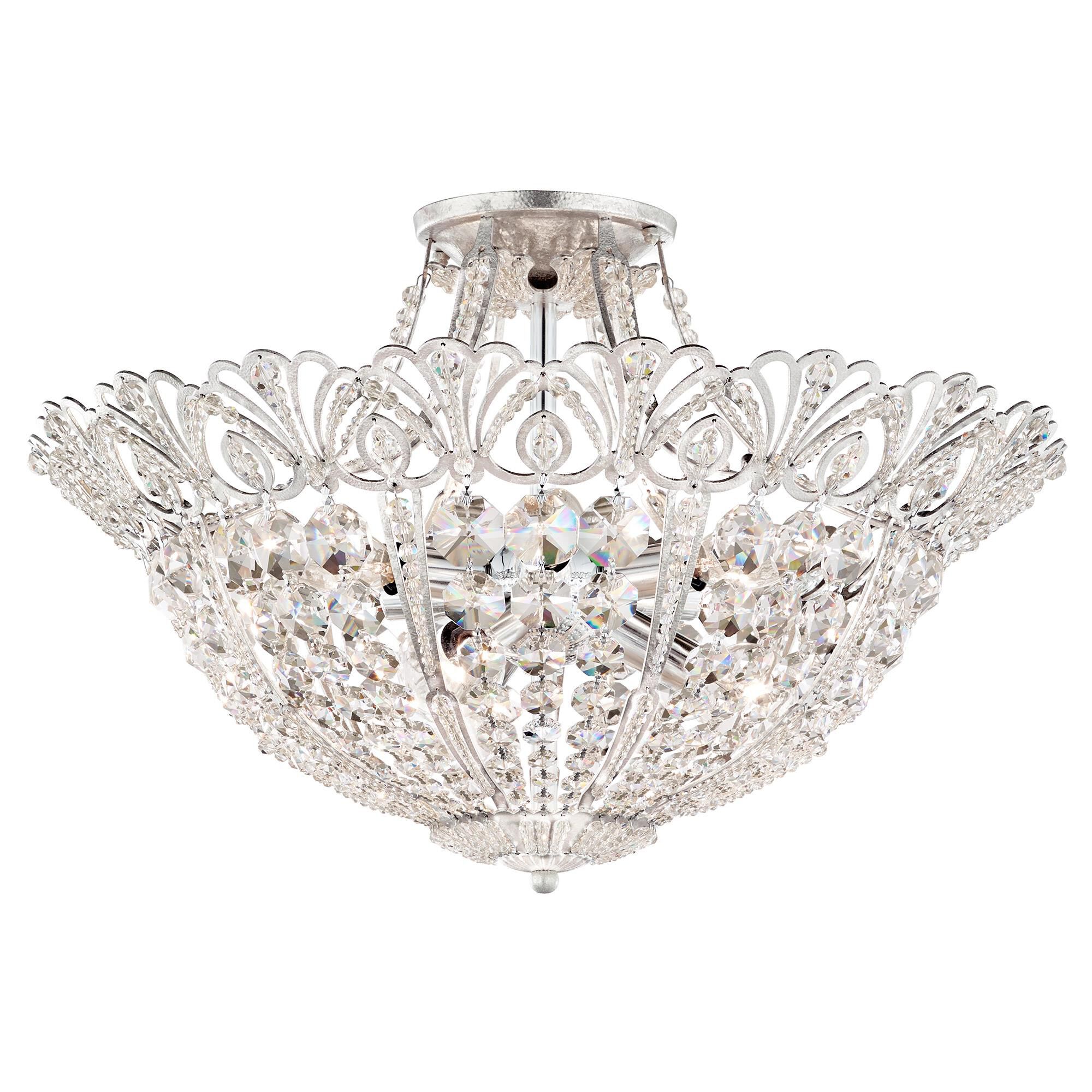 Tiara 20 Inch 6 Light Semi Flush Mount