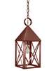 York 19 Inch 1 Light Outdoor Hanging Lantern