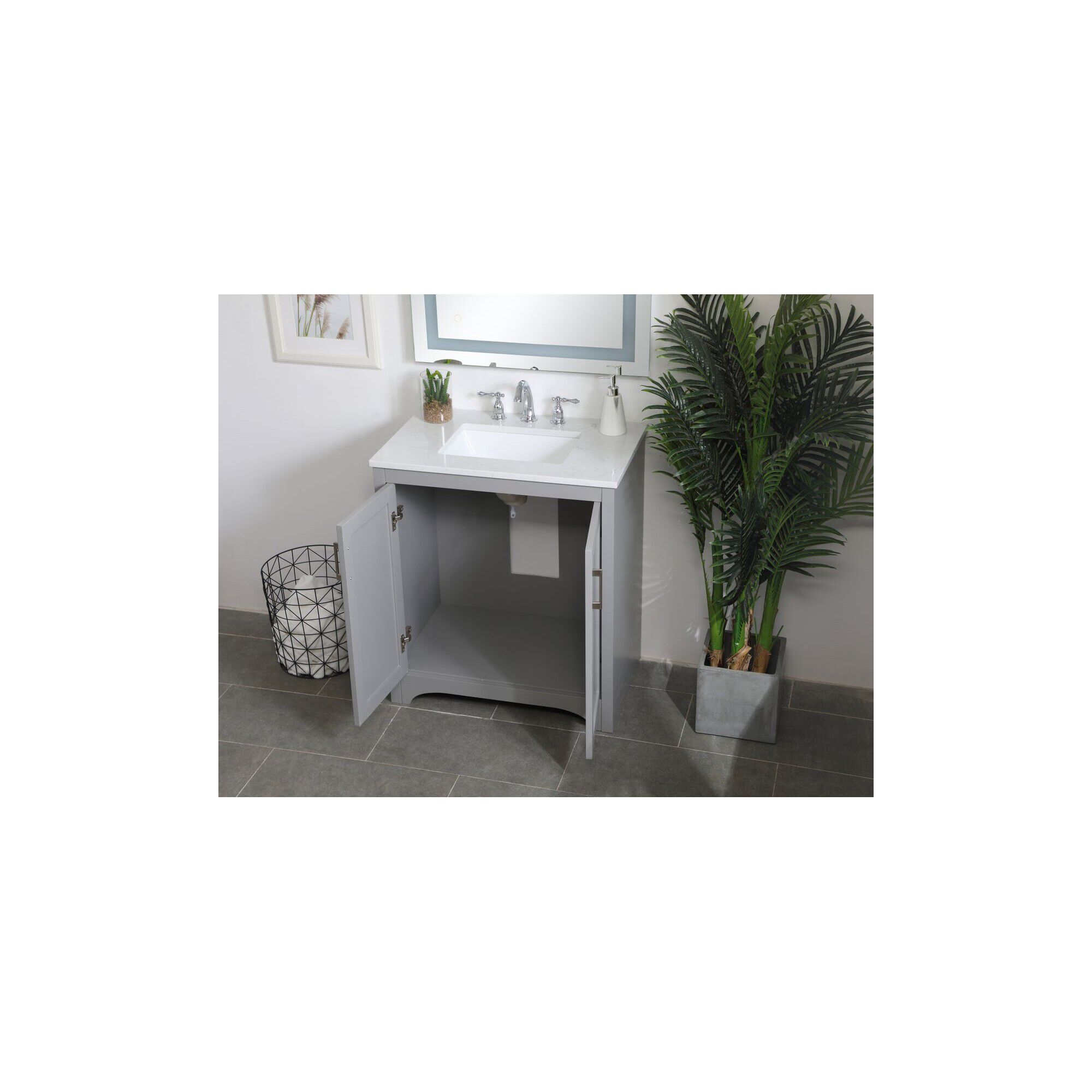 Moore 30 Inch Bath Vanity Cabinet