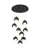 Brooklyn 20 Inch 9 Light Multi Light Pendant
