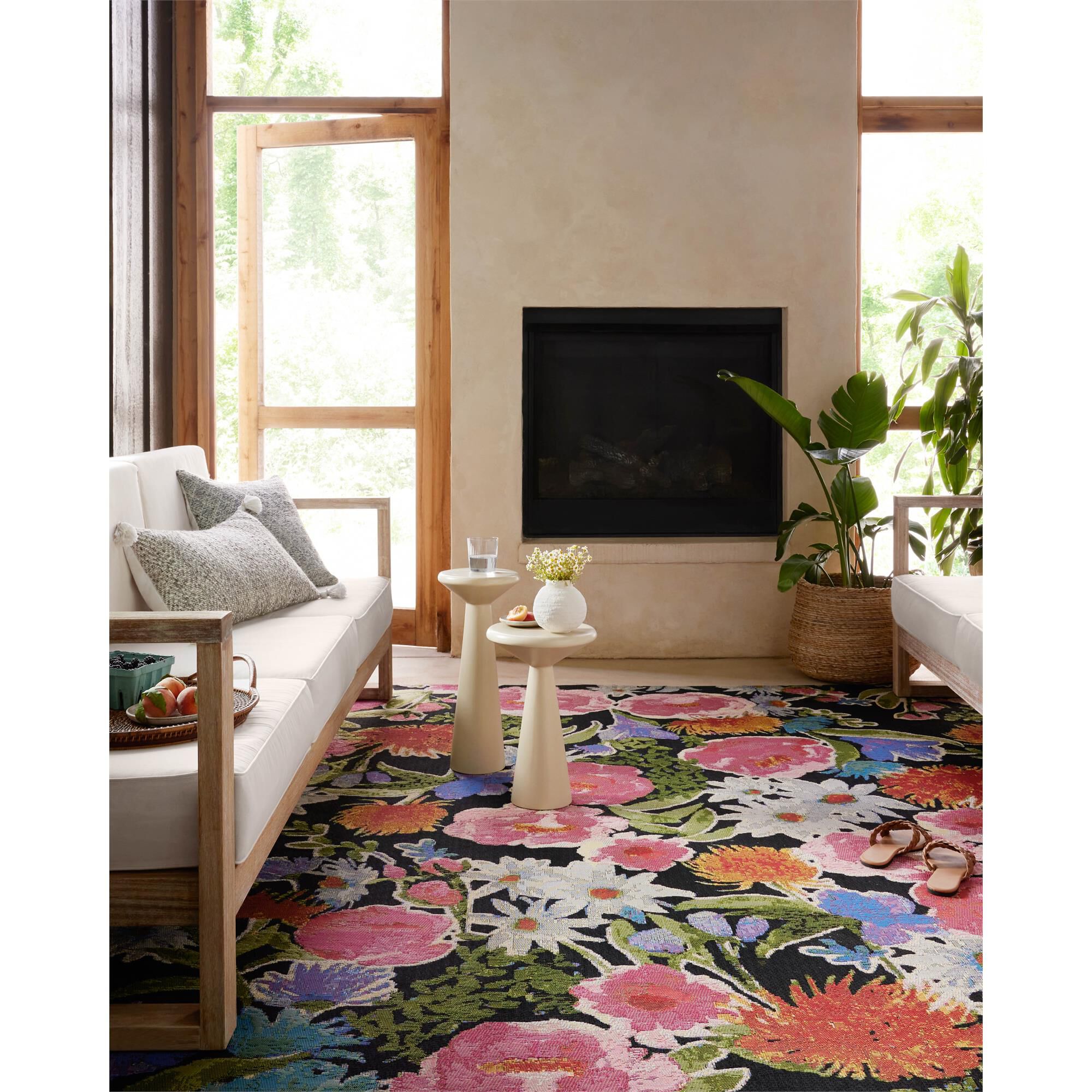 Botanical Power Woven Area Rug