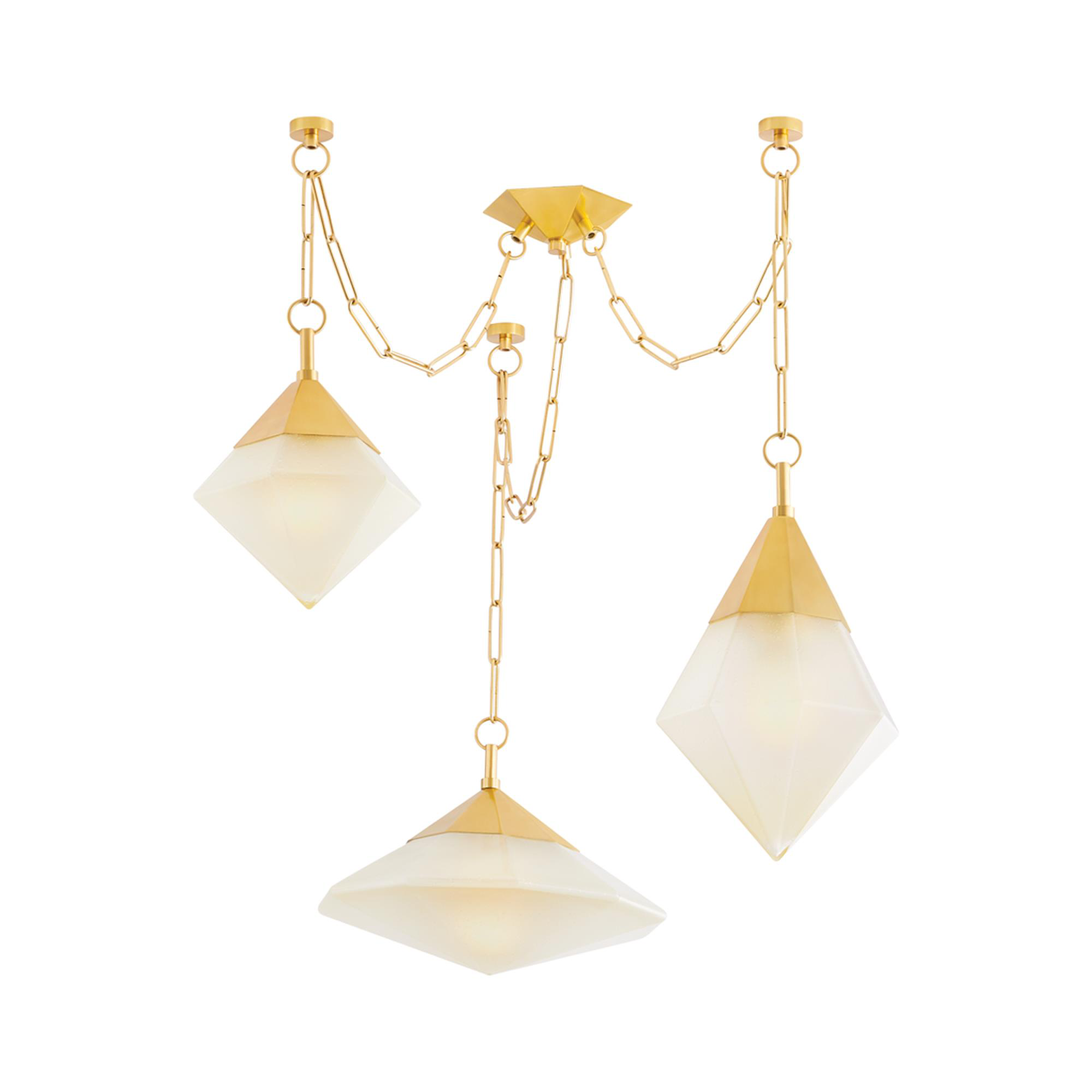 Angelique 58 Inch 3 Light Chandelier