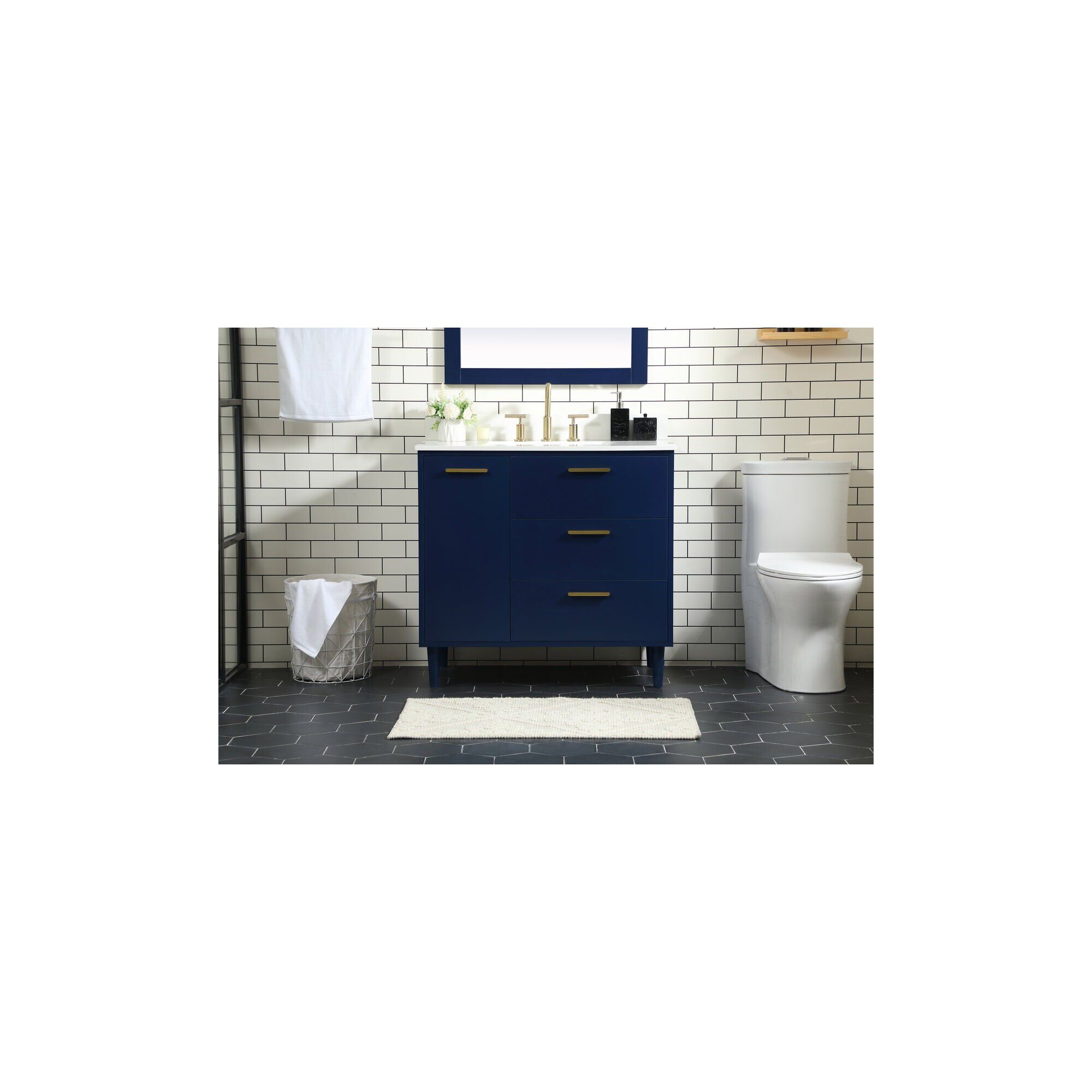 Baldwin 22 Inch Bath Vanity Cabinet