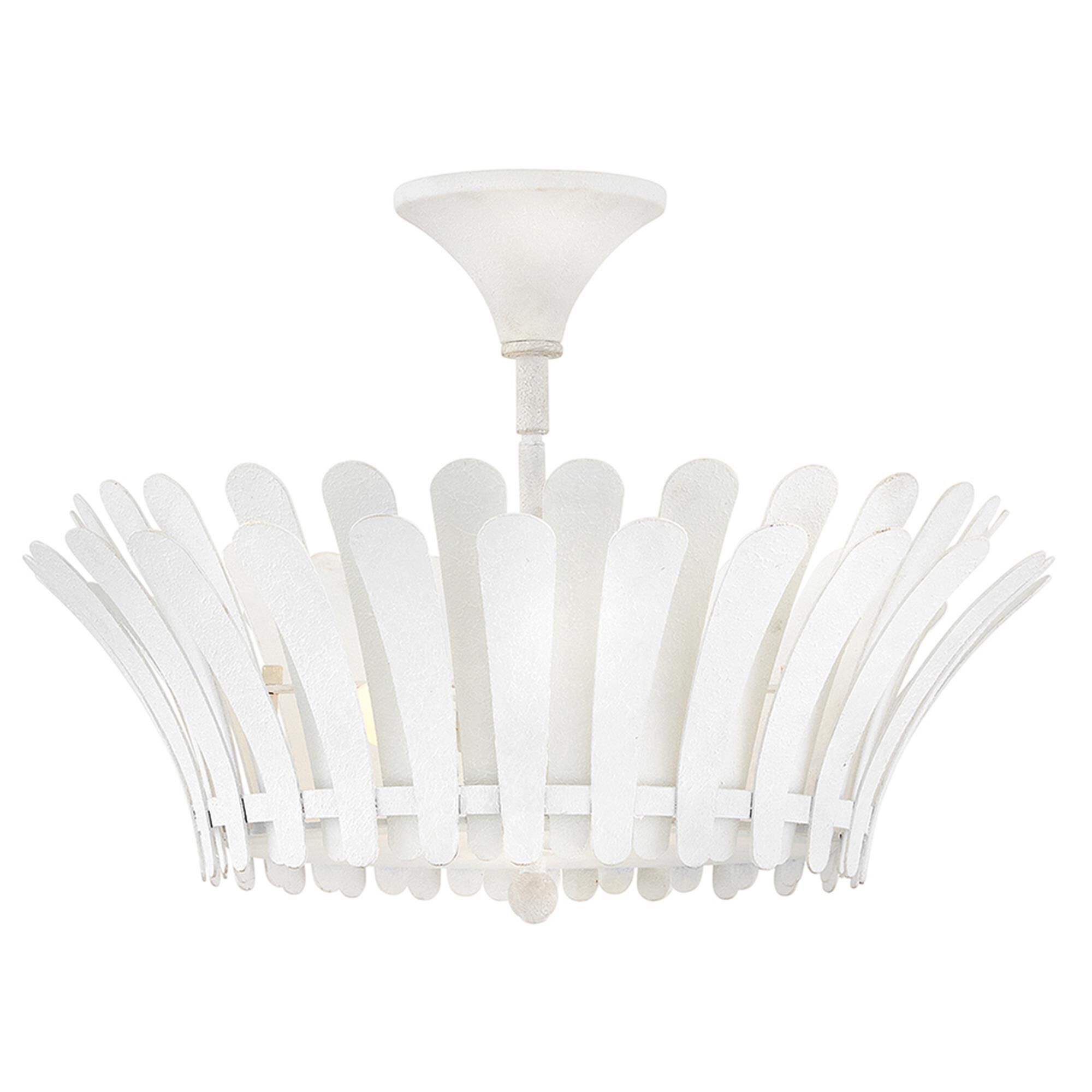Reina 20 Inch 3 Light Semi Flush Mount