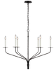 Ian K. Fowler Belfair 36 Inch 6 Light Chandelier