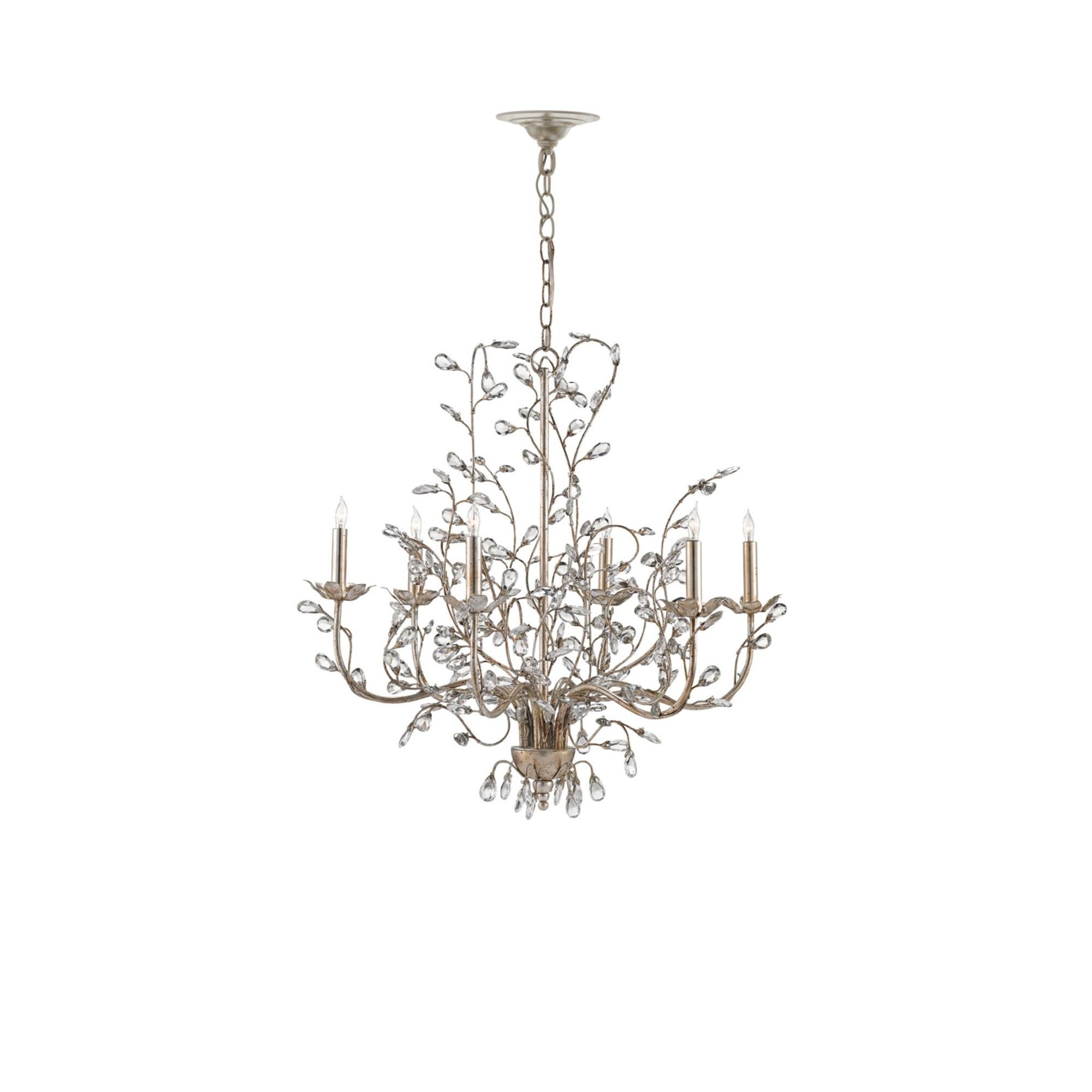 Crystal Bud 28 Inch Chandelier