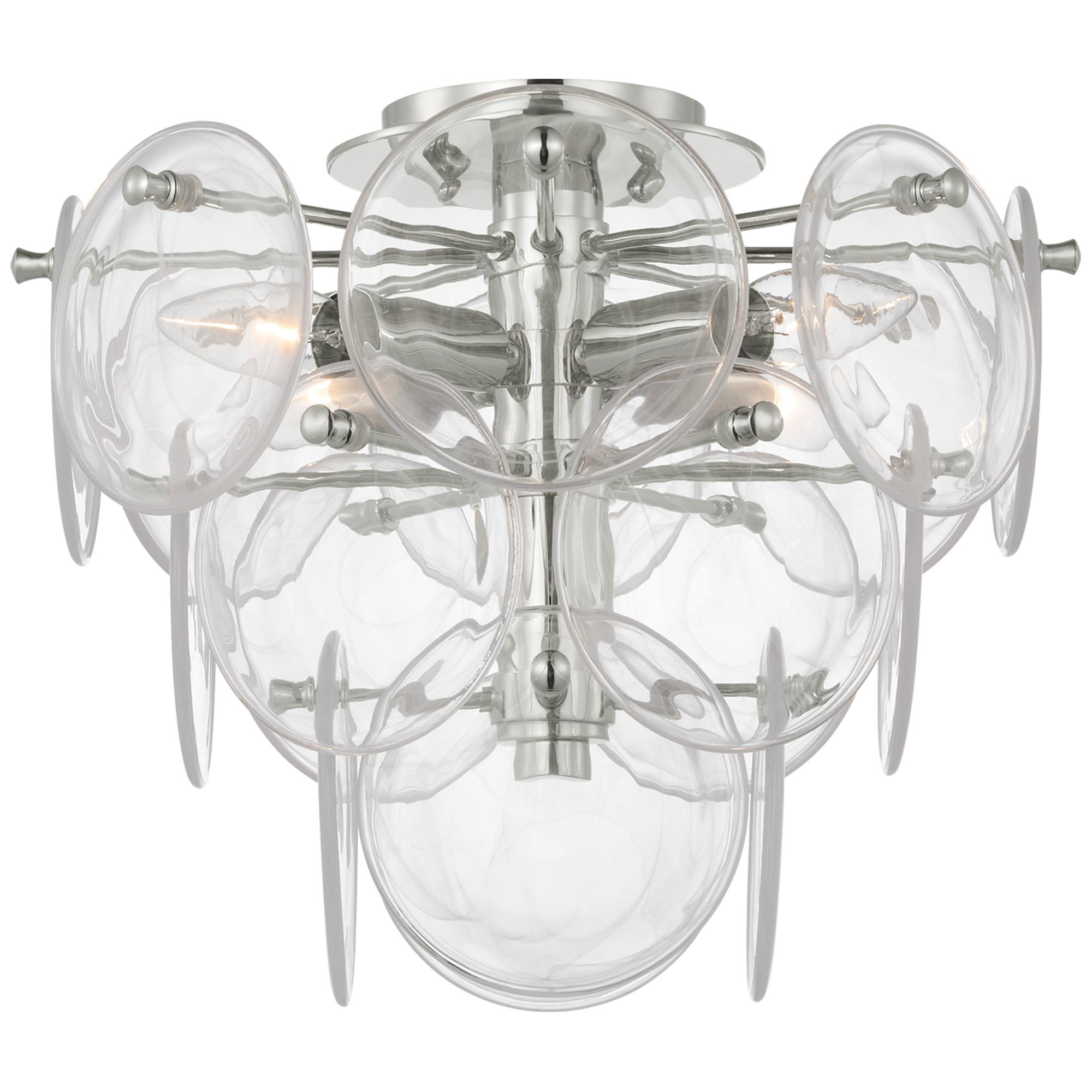 AERIN Loire 14 Inch 4 Light Semi Flush Mount