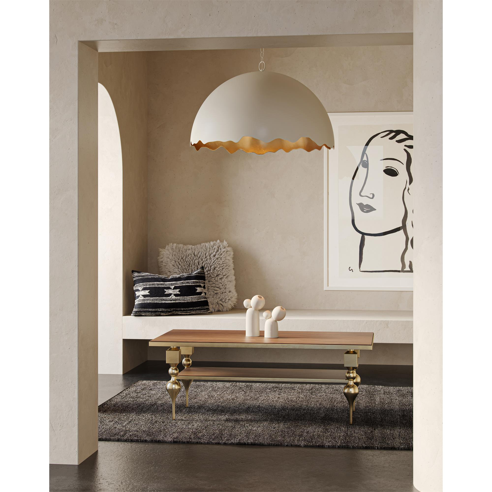 Maeve 52 Inch Coffee Table