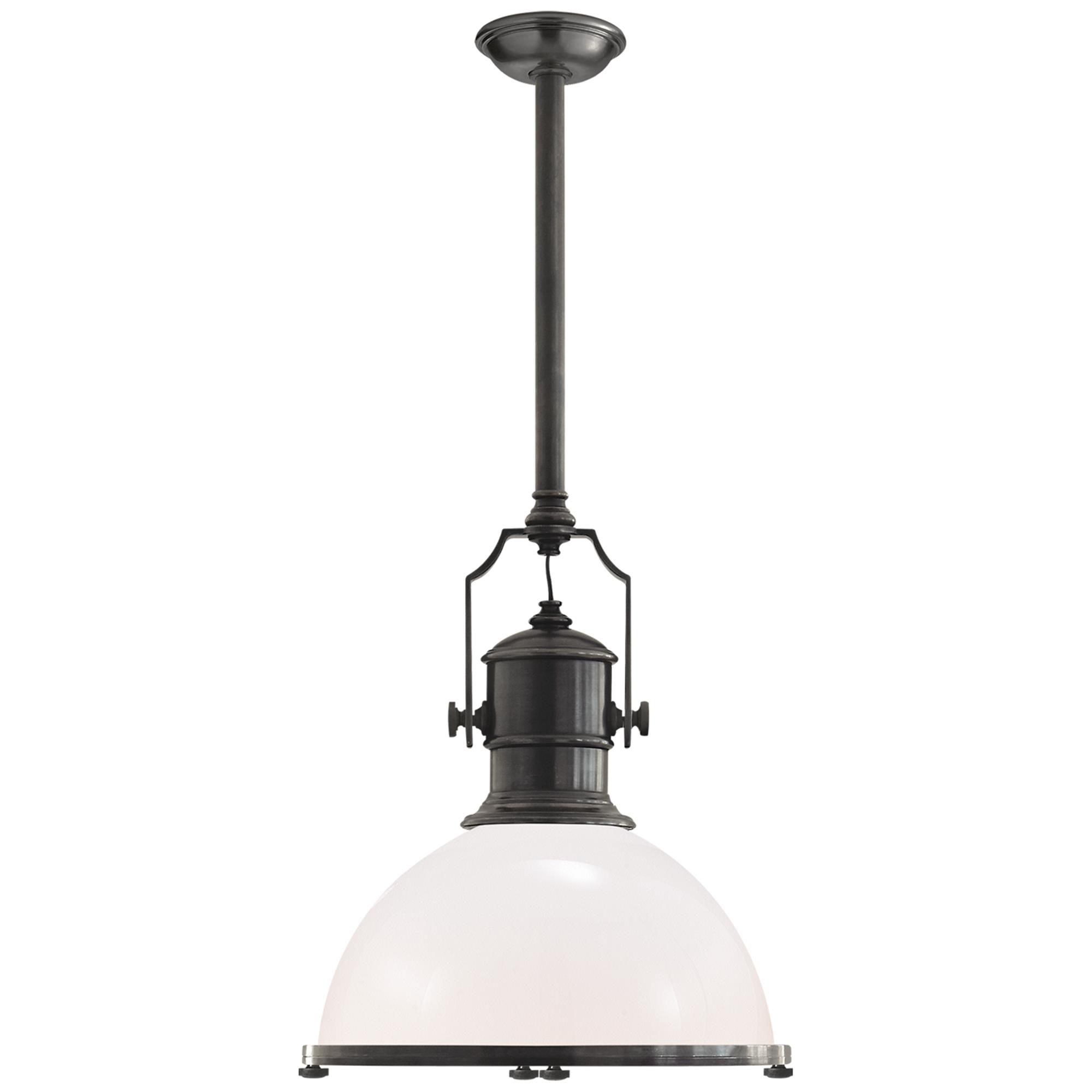 Chapman & Myers Country Industrial 28 Inch Pendant Light