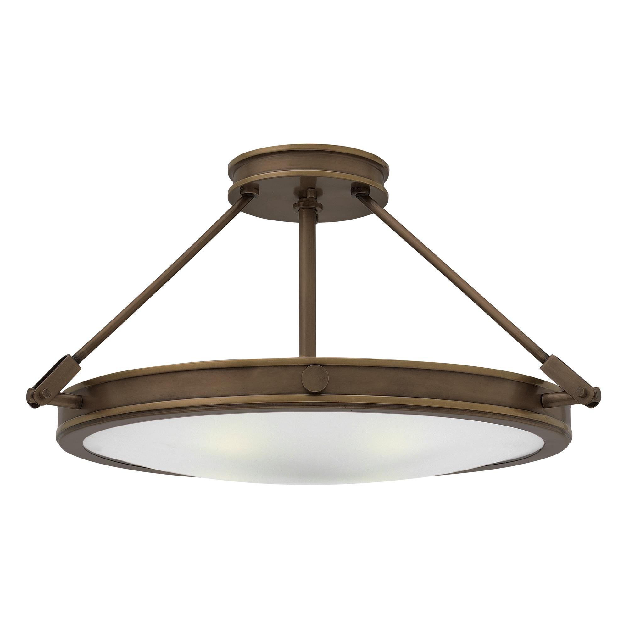 Collier 22 Inch 4 Light Semi Flush Mount