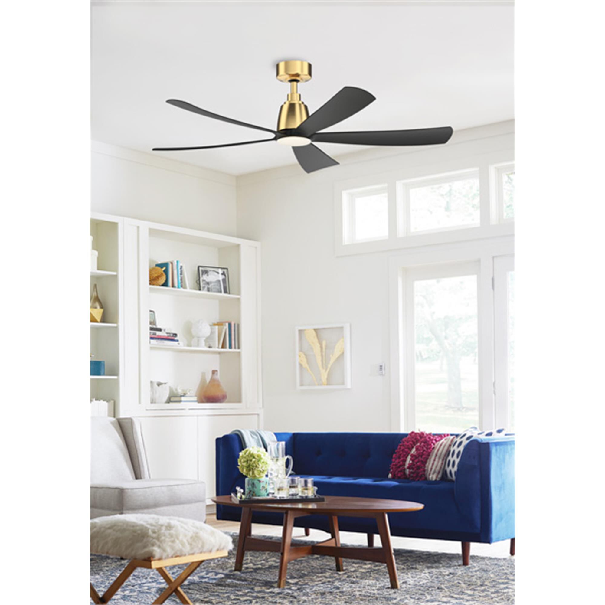 Kute5 52 Inch Flush Mount Fan