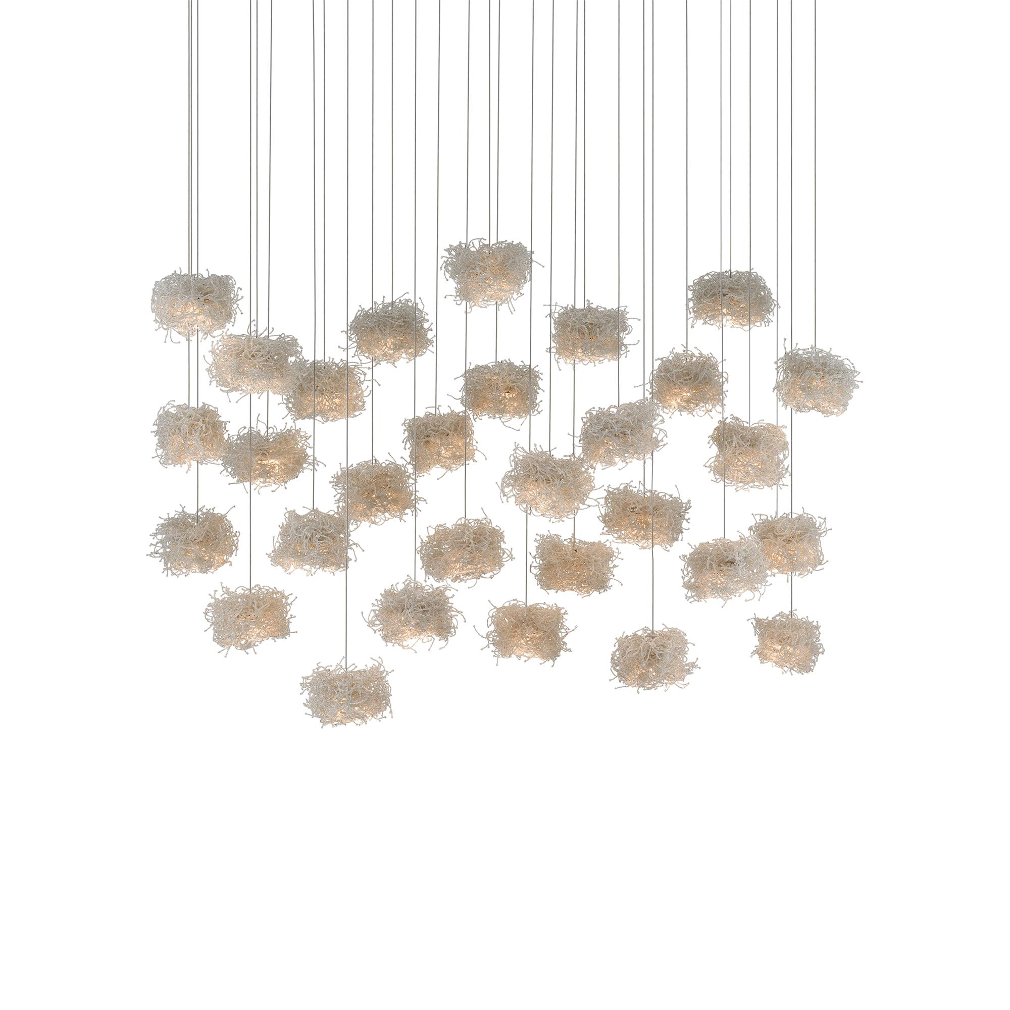 Birds Nest 54 Inch 30 Light Multi Light Pendant