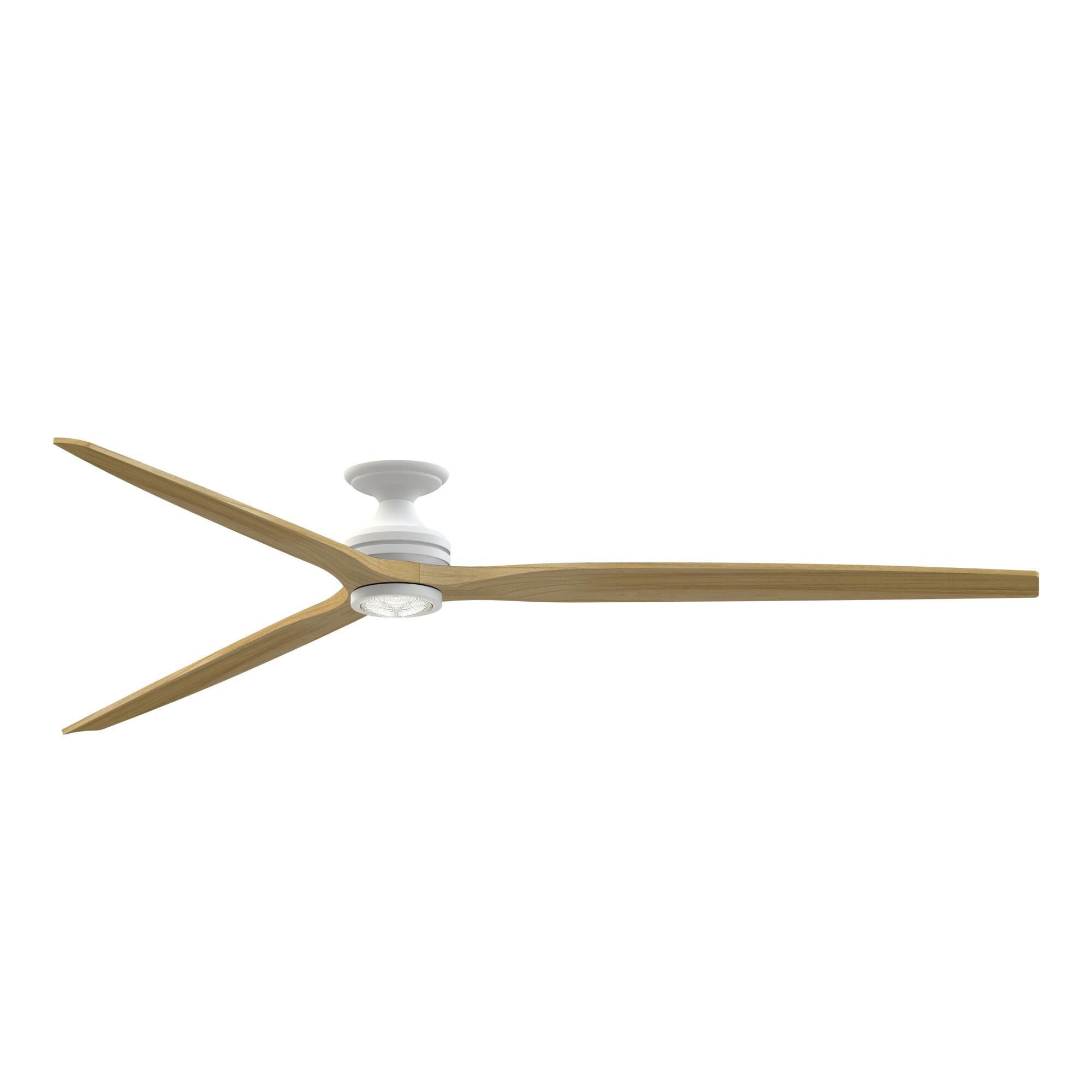 Spitfire 96 Inch Flush Mount Fan with Light Kit