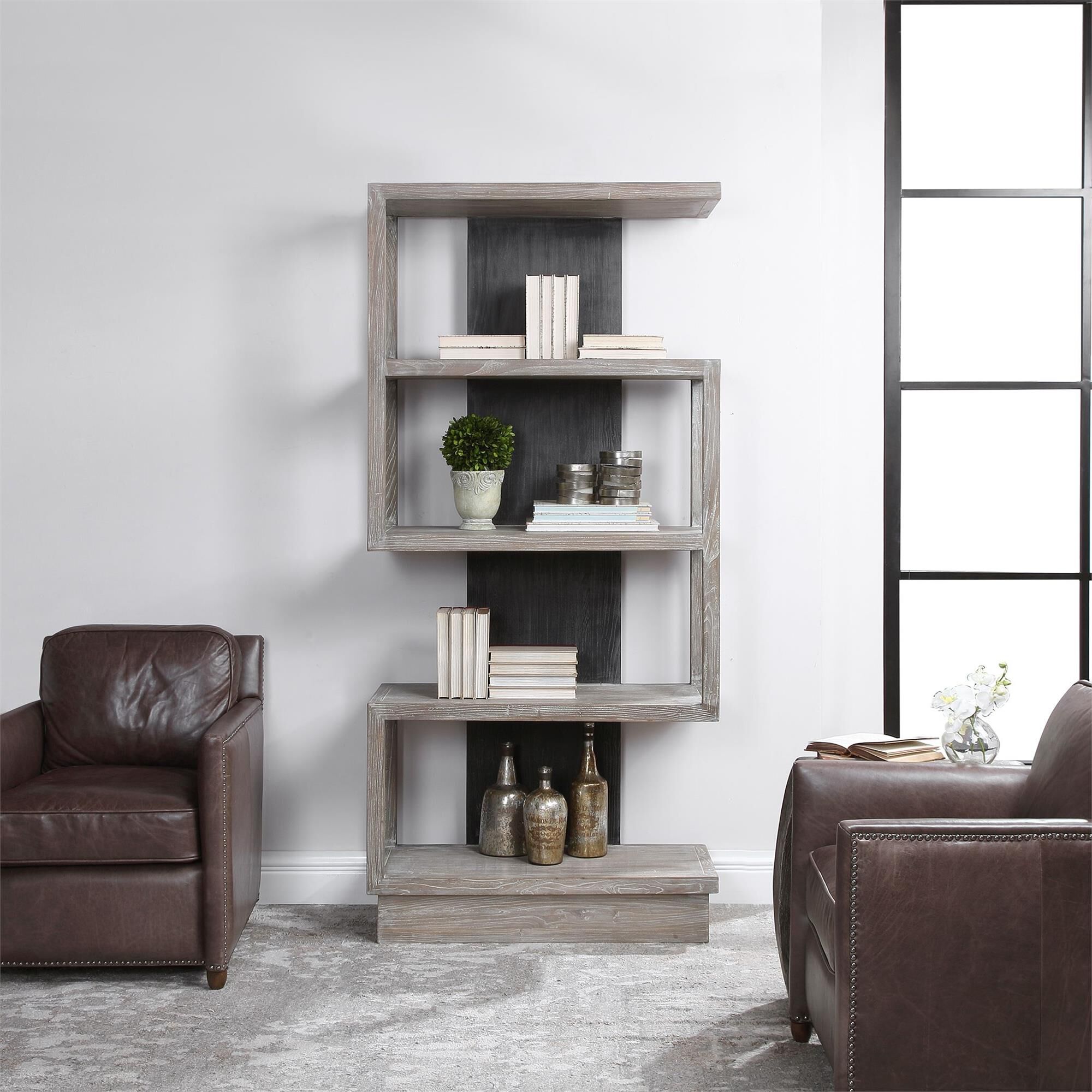 Nicasia 80 Inch Etagere