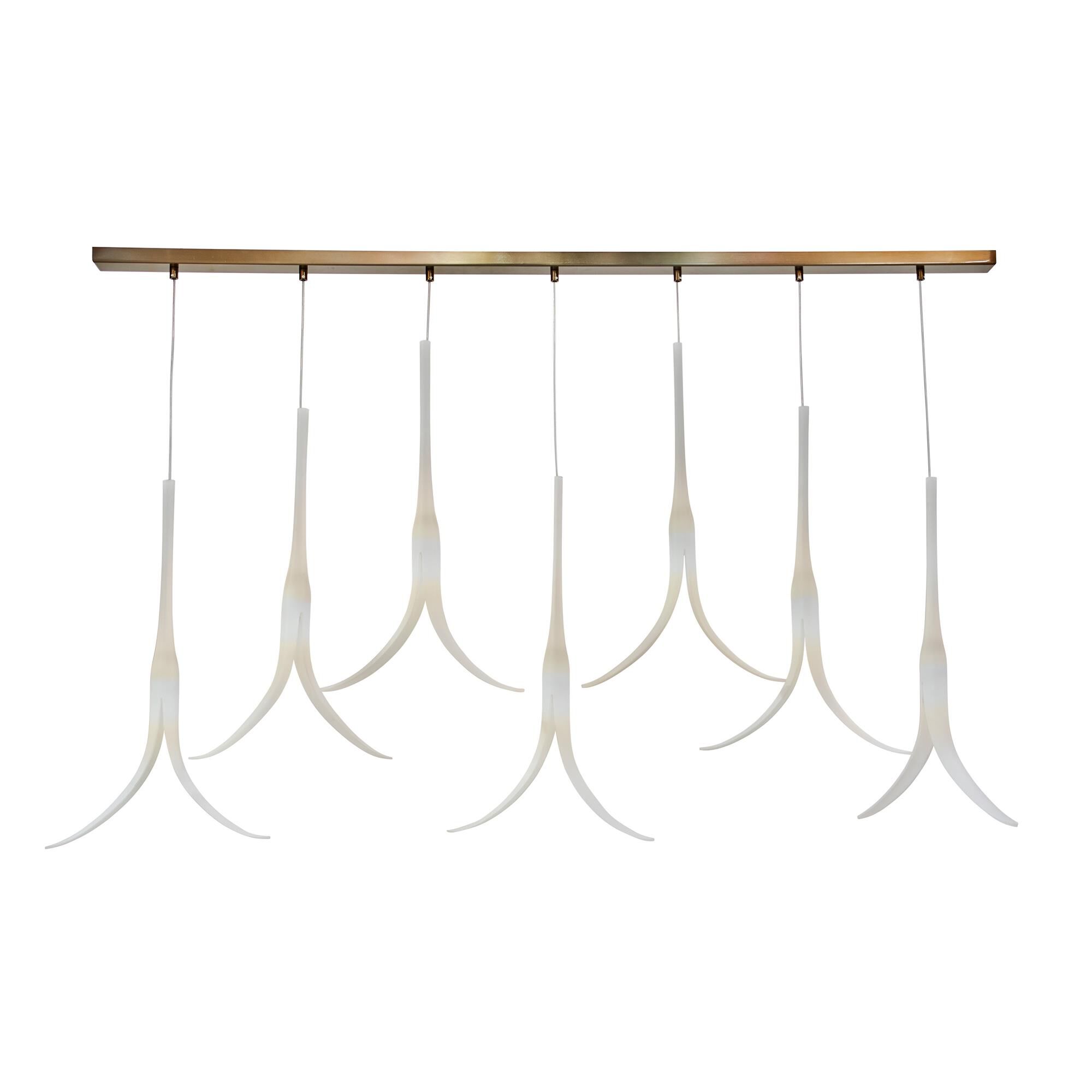 Featherly Medium Linear Chandelier