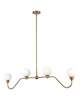 Ryan Pauly Beckett Medium Linear Chandelier