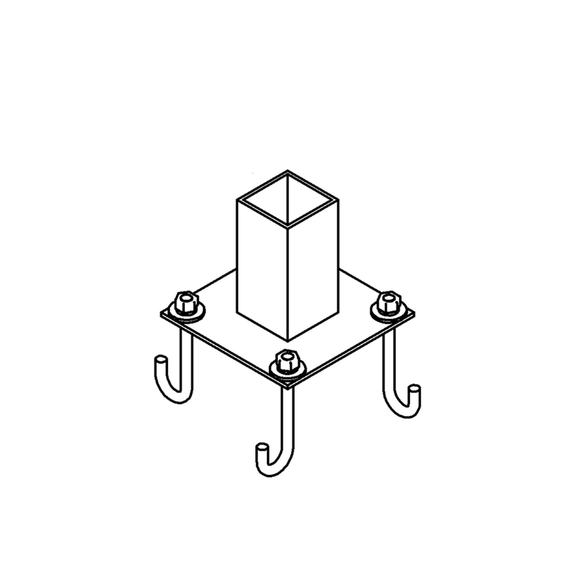 Outdoor Pier Mount Adapter