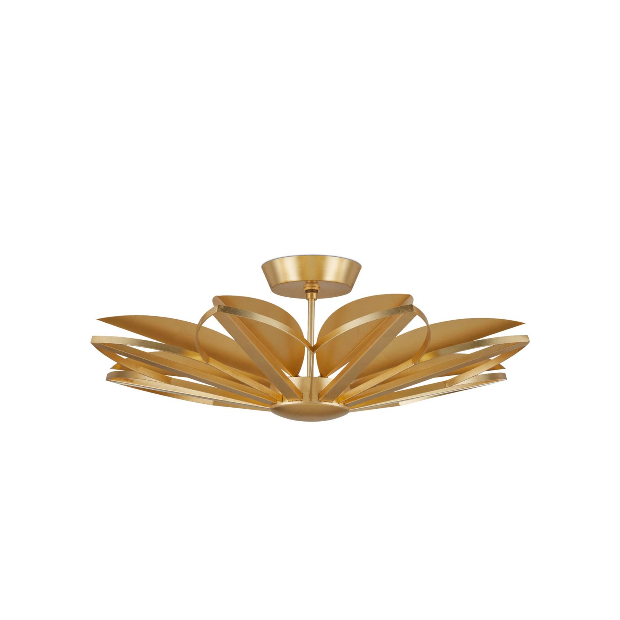 Stewart 32 Inch 8 Light Semi Flush Mount