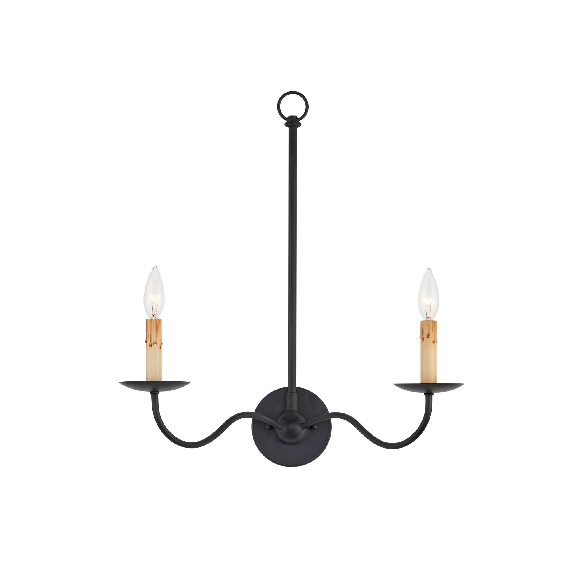Saxon 23 Inch 2 Light Wall Sconce