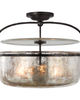 Chapman & Myers Lorford 20 Inch 3 Light Semi Flush Mount