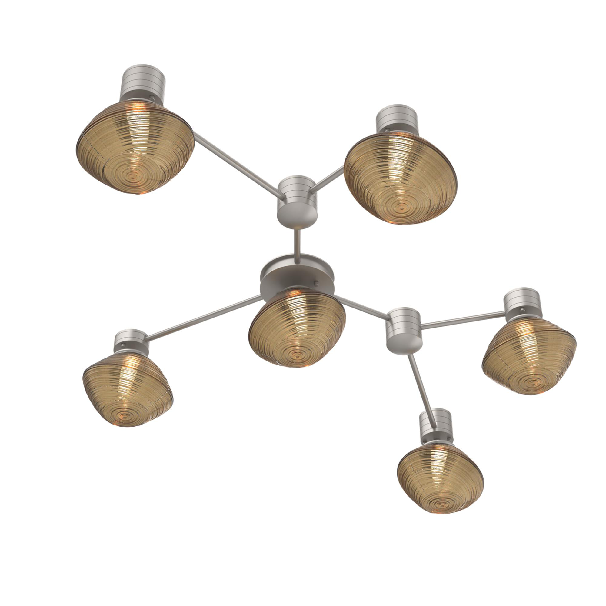 Levi Wilson Mesa 38 Inch 6 Light Semi Flush Mount