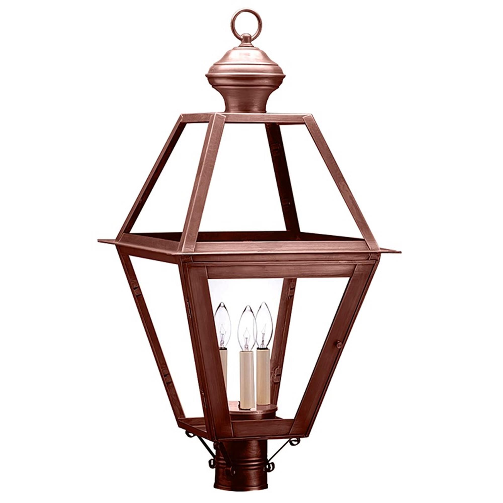 Boston 29 Inch 3 Light Outdoor Post Lamp