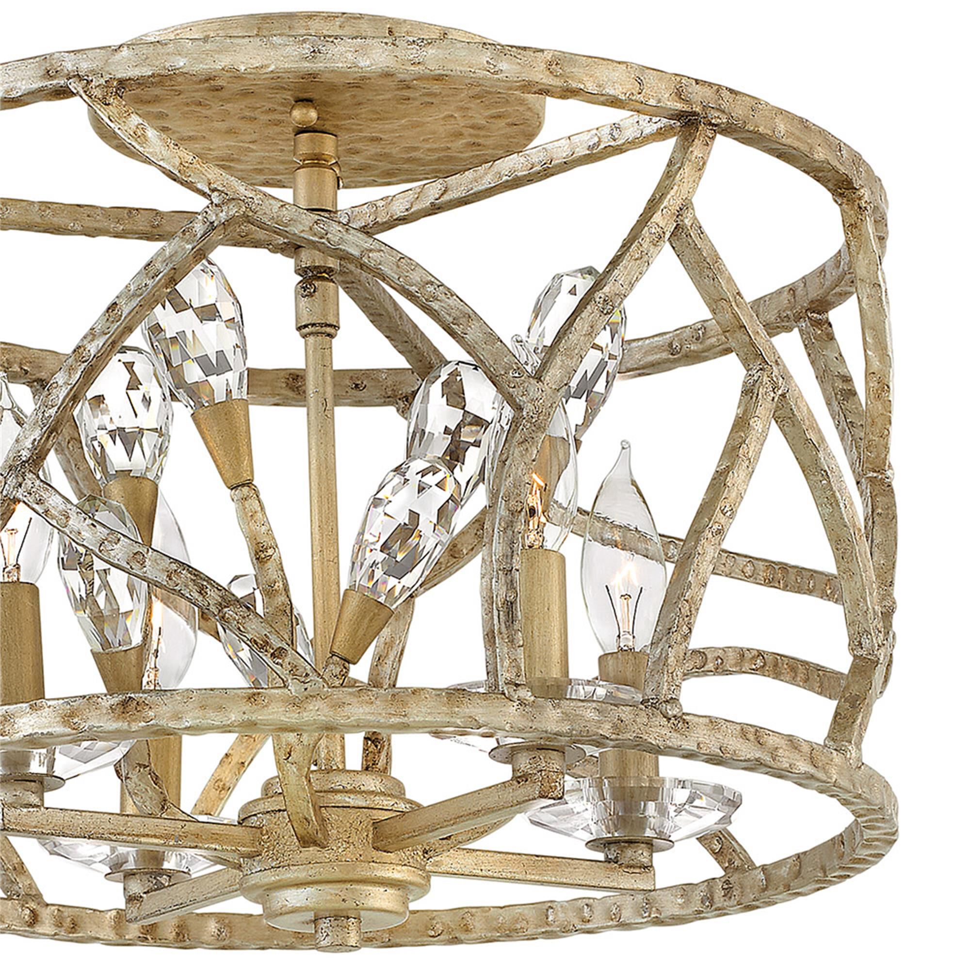 Eve 16 Inch 4 Light Flush Mount