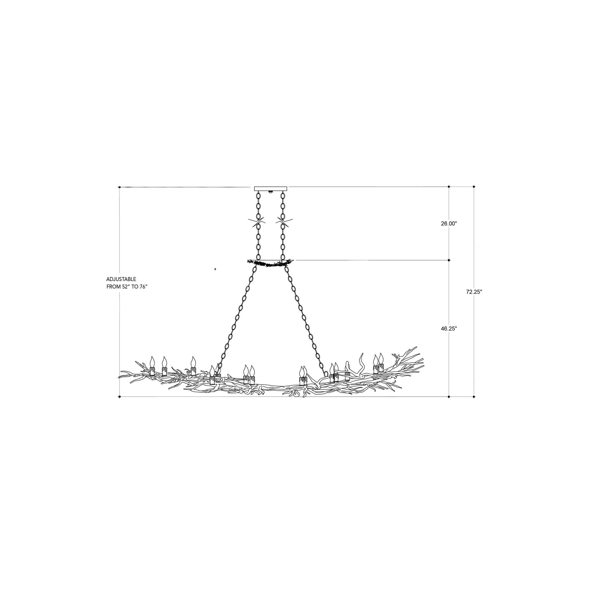 Rainforest Grand Chandelier