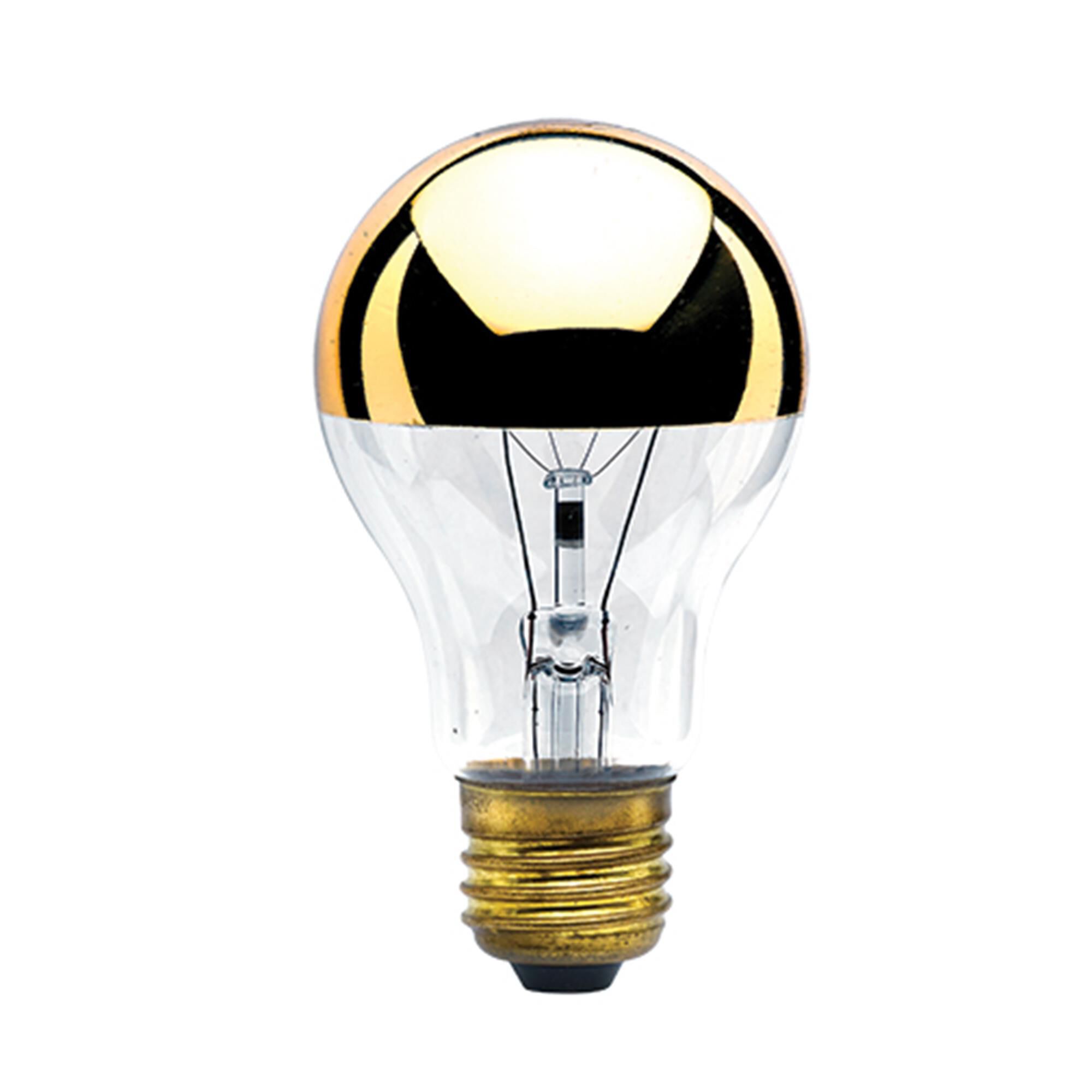 60 Watt A19 Half Gold E26 120 Volt