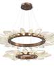 Rock Crystal 42 Inch 50 Light Chandelier