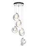Riza 19 Inch 5 Light Multi Light Pendant
