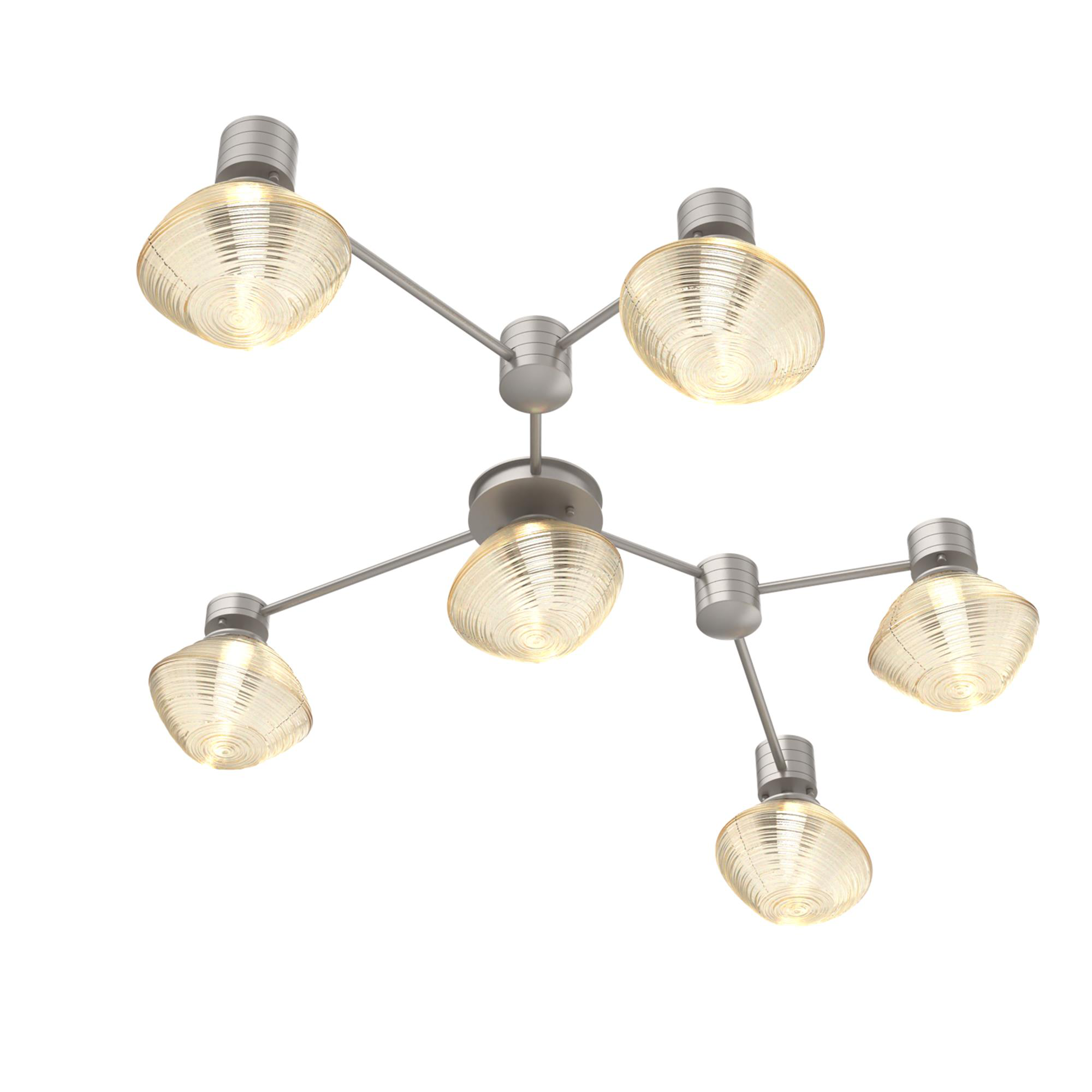 Levi Wilson Mesa 38 Inch 6 Light Semi Flush Mount