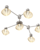 Levi Wilson Mesa 38 Inch 6 Light Semi Flush Mount