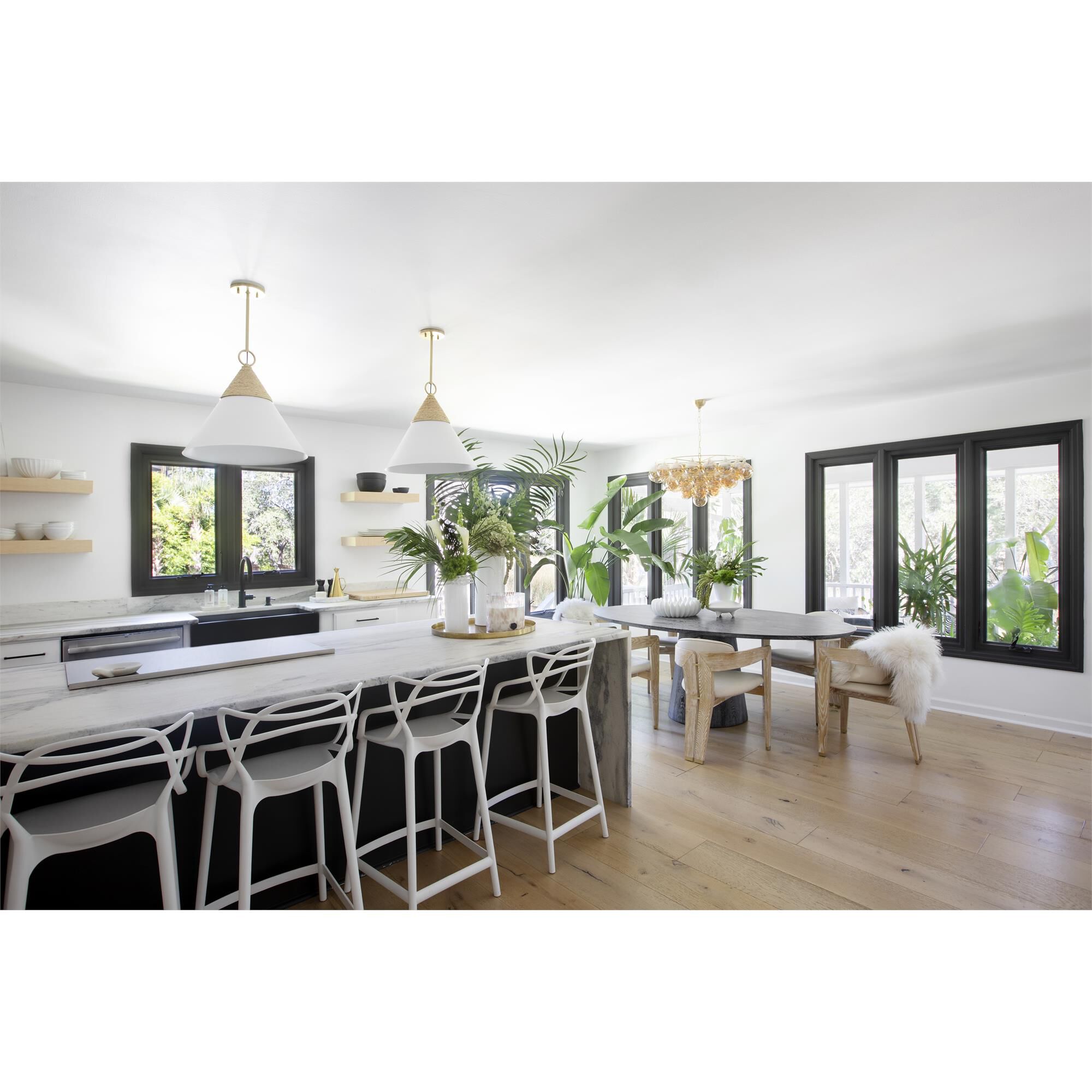 Megan Molten Mica Small Pendant Light