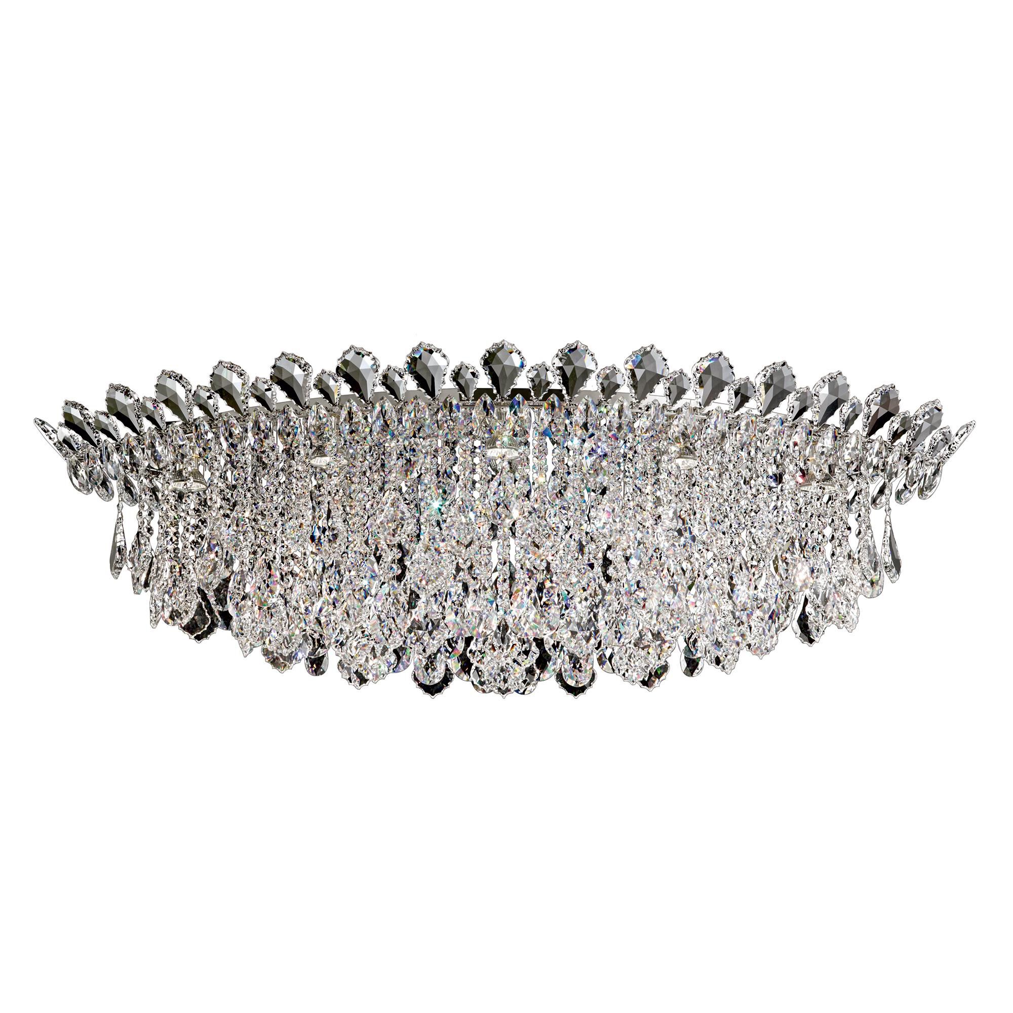 Trilliane Strands 45 Inch 8 Light Flush Mount