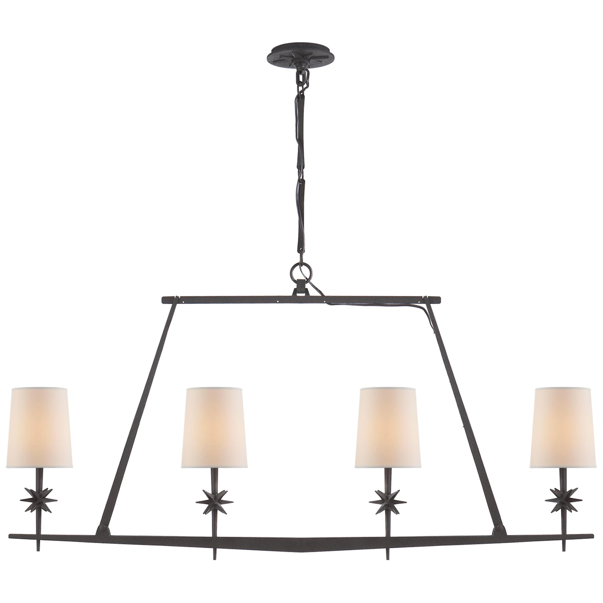 Ian K. Fowler Etoile Medium Linear Chandelier