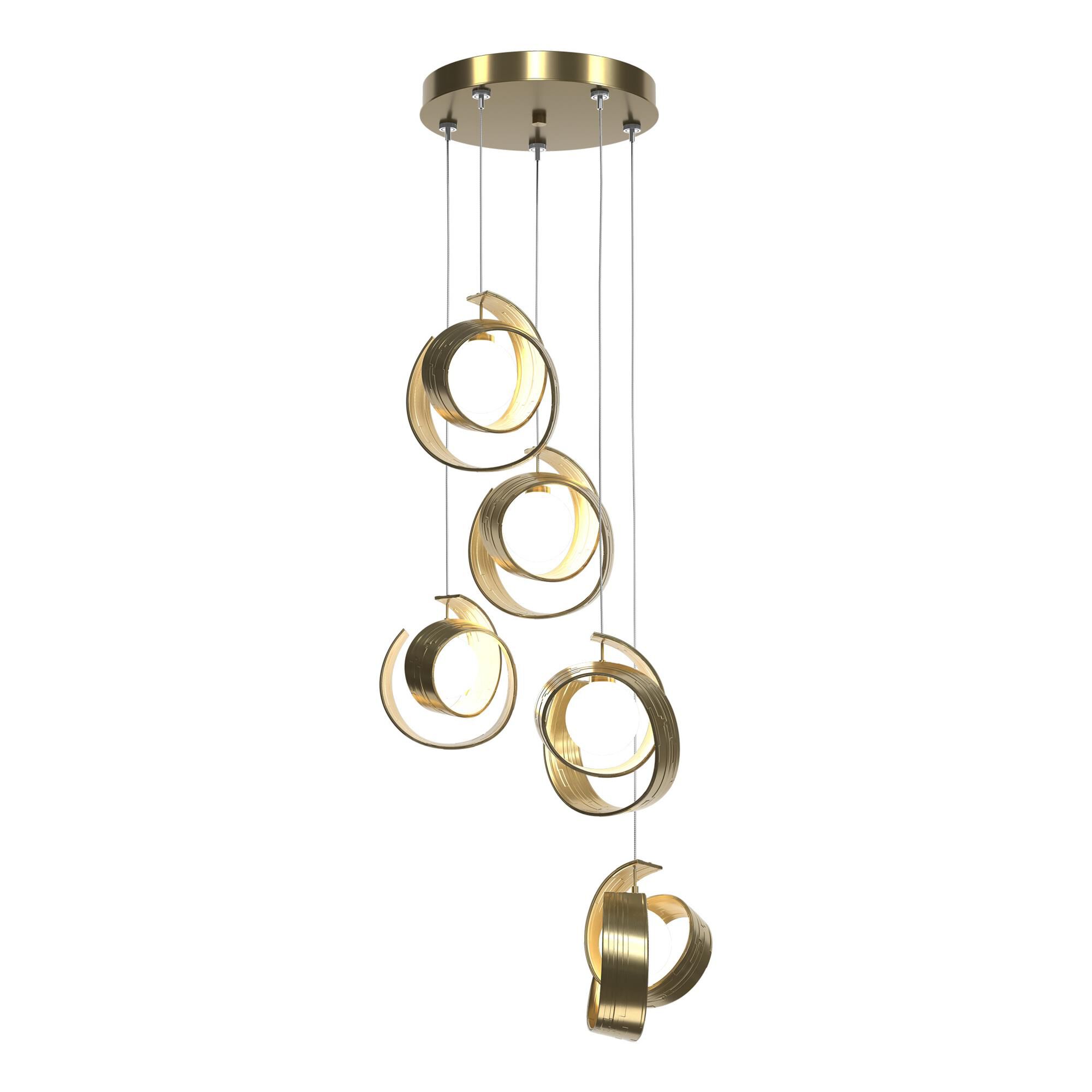 Riza 19 Inch 5 Light Multi Light Pendant