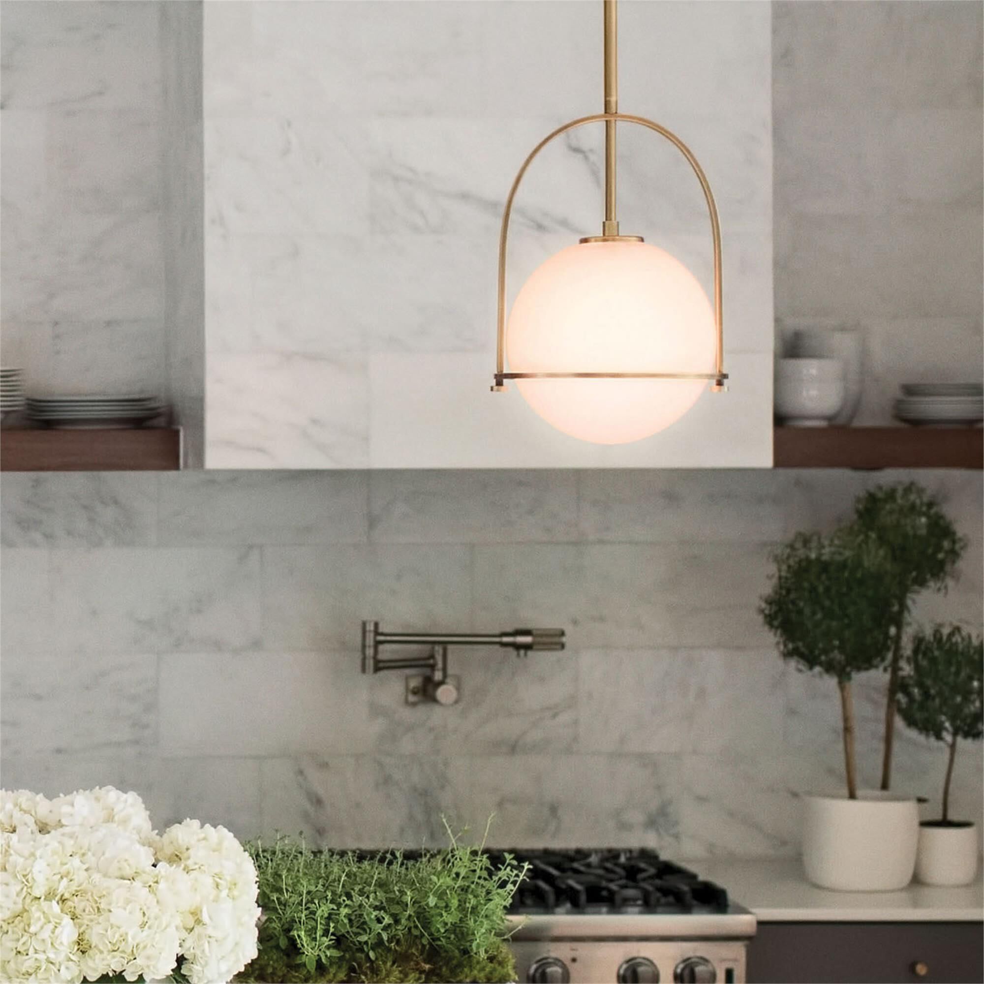 Somerset 12 Inch Semi Flush Mount