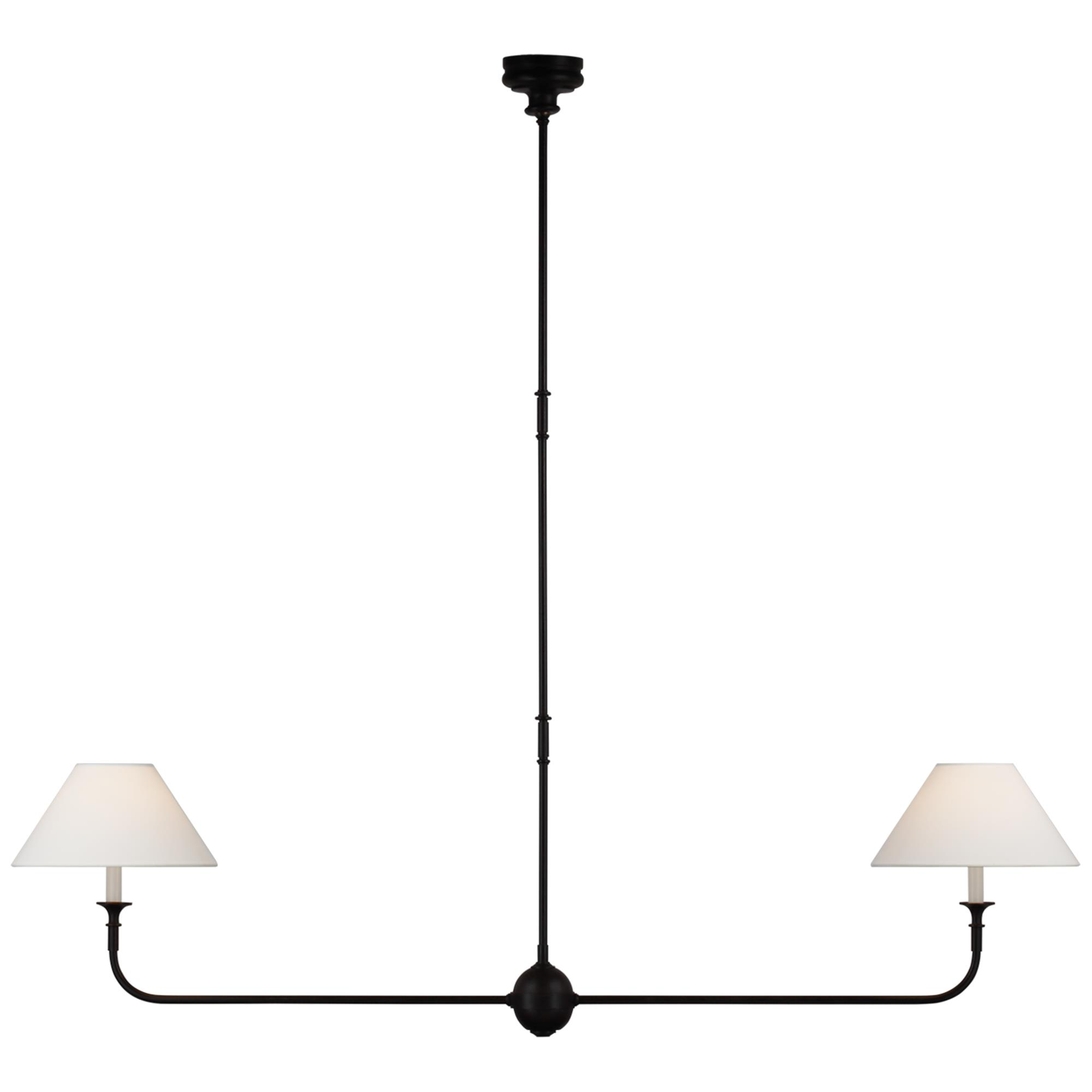 Thomas O'Brien Piaf 62 Inch Linear Chandelier